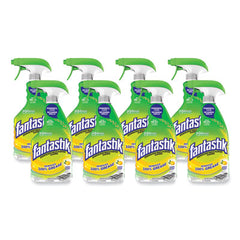 Fantastik® Disinfectant Multi-Purpose Cleaner Lemon Scent, 32 oz Spray Bottle, 8/Carton