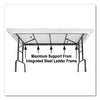 Correll® Commercial Height Adjustable Plastic Folding Tables, Rectangular, 72" x 30" x 22" to 32", Gray Granite Top, Black Legs, 4/Pallet Multiuse Folding & Nesting Tables - Office Ready