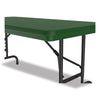 Correll® Commercial Height Adjustable Plastic Folding Tables, Rectangular, 48" x 24" x 22" to 32", Green Top, Black Legs, 4/Pallet Multiuse Folding & Nesting Tables - Office Ready