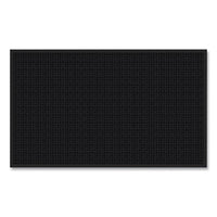 Apache Mills® Absorba Select Entry Mat, Rectangular, 36 x 60, Pepper Wiper Mats - Office Ready