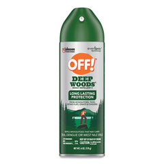 OFF!® Deep Woods Aerosol Insect Repellent, 6 oz Aerosol Spray, 12/Carton