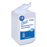 Scott® Pro™ Moisturizing Foam Hand Sanitizer, 1,000 mL Refill, Fruity Cucumber Scent, 6/Carton Hand Sanitizer Refills, Moisturizing Foam - Office Ready