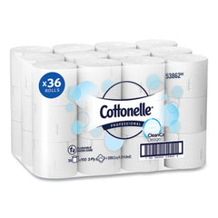 Cottonelle® Clean Care Bathroom Tissue, Septic Safe, 2-Ply, White, 900 Sheets/Roll, 36 Rolls/Carton