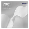 Kleenex® Hard Roll Paper Towels with Premium Absorbency Pockets with Colored Core, Gray Core, 1-Ply, 7.5" x 700 ft, White, 6 Rolls/CT Hardwound Paper Towel Rolls - Office Ready