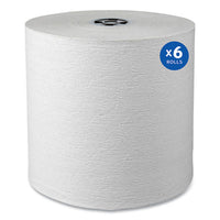 Kleenex® Hard Roll Paper Towels with Premium Absorbency Pockets with Colored Core, Gray Core, 1-Ply, 7.5