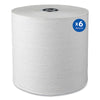 Kleenex® Hard Roll Paper Towels with Premium Absorbency Pockets with Colored Core, Gray Core, 1-Ply, 7.5" x 700 ft, White, 6 Rolls/CT Hardwound Paper Towel Rolls - Office Ready