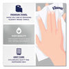 Kleenex® Hard Roll Paper Towels with Premium Absorbency Pockets with Colored Core, Gray Core, 1-Ply, 7.5" x 700 ft, White, 6 Rolls/CT Hardwound Paper Towel Rolls - Office Ready