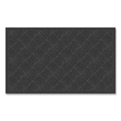 Apache Mills® Ecomat Crosshatch Entry Mat, 36 x 60, Charcoal
