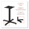 Alera® Alera® Hospitality Series Single-Column Bases, 27.5" Diameter, 28.5"h, 300 lb Cap, Steel, Black Indoor Dining & Cafe Table Bases/Legs - Office Ready