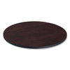 Alera® Reversible Laminate Table Top, Round, 35.5" Diameter, Medium Cherry/Mahogany Communal-Work & Training Table Tops - Office Ready