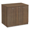 Alera® Alera® Valencia™ Series Storage Cabinet, 34.3w x 22.78d x 29.5h, Modern Walnut Office & All-Purpose Storage Cabinets - Office Ready