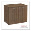 Alera® Alera® Valencia™ Series Storage Cabinet, 34.3w x 22.78d x 29.5h, Modern Walnut Office & All-Purpose Storage Cabinets - Office Ready