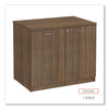 Alera® Alera® Valencia™ Series Storage Cabinet, 34.3w x 22.78d x 29.5h, Modern Walnut Office & All-Purpose Storage Cabinets - Office Ready