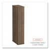 Alera® Alera® Valencia™ Series Wardrobe, 11.88w x 22.78d x 65h, Modern Walnut Armoires & Wardrobe Cabinets - Office Ready