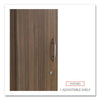 Alera® Alera® Valencia™ Series Wardrobe, 11.88w x 22.78d x 65h, Modern Walnut Armoires & Wardrobe Cabinets - Office Ready