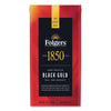 1850 Coffee, Black Gold, Dark Roast, Ground, 12 oz Bag, 6/Carton Coffee, Bulk Ground - Office Ready