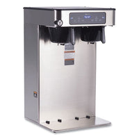 BUNN® ICB Infusion Series Twin Tall Coffee Brewer, 51 Cups, Silver/Black Commercial Drip Coffee Brewers - Office Ready