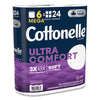 Cottonelle® Ultra ComfortCare Toilet Paper, Soft Bath Tissue, Soft Tissue, Mega Rolls, Septic Safe, 2-Ply, White, 284/Roll, 6 Rolls/Pack, 36 Rolls/Carton High Capacity Roll Bath Tissues - Office Ready