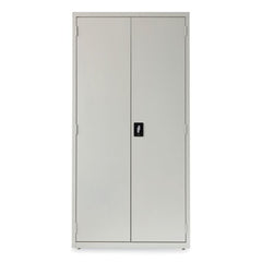 Alera® Economy Assembled Storage Cabinets, 5 Shelves, 36" x 18" x 72", Light Gray