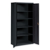 Alera® Economy Assembled Storage Cabinets, 5 Shelves, 36" x 18" x 72", Black Office & All-Purpose Storage Cabinets - Office Ready