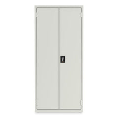 Alera® Economy Assembled Storage Cabinets, 3 Shelves, 30" x 15" x 66", Light Gray