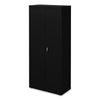 Alera® Economy Assembled Storage Cabinets, 4 Shelves, 30" x 15" x 66", Black Office & All-Purpose Storage Cabinets - Office Ready