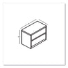 HON® 10500 Series™ Lateral File, 2 Legal/Letter-Size File Drawers, Kingswood Walnut, 36" x 20" x 29.5" Lateral File Cabinets - Office Ready