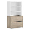 HON® 10500 Series™ Lateral File, 2 Legal/Letter-Size File Drawers, Kingswood Walnut, 36" x 20" x 29.5" Lateral File Cabinets - Office Ready