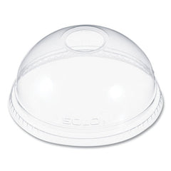 Dart® Ultra Clear™ Dome Cold Cup Lids, Fits 16 oz to 24 oz Cold Cups, Plastic, Clear, 100/Pack