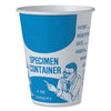 SOLO® Paper Specimen Cups, 8 oz, Blue/White, 50/Sleeve, 20 Sleeves/Carton Specimen Cups - Office Ready
