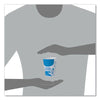 SOLO® Paper Specimen Cups, 8 oz, Blue/White, 50/Sleeve, 20 Sleeves/Carton Specimen Cups - Office Ready