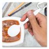 Dart® Style Setter Mediumweight Plastic Cutlery, Soup Spoon, White, 1,000/Carton Disposable Soup Spoons - Office Ready
