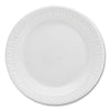 Dart® Quiet Classic Laminated Foam Dinnerware, 6" dia, White, 125/Pack, 8 Packs/Carton Plates - Office Ready