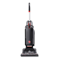 Hoover® Commercial Task Vac™ Hard Bag Lightweight Upright Vacuum, 14" Cleaning Path, Black