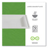 Eco-Products® Vanguard Renewable and Compostable Sugarcane Plates, 10 x 10, White, 250/Carton Plates - Office Ready