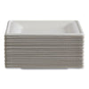 Eco-Products® Vanguard Renewable and Compostable Sugarcane Plates, 6 x 6, White, 500/Carton Plates - Office Ready