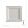 Eco-Products® Vanguard Renewable and Compostable Sugarcane Plates, 6 x 6, White, 500/Carton Plates - Office Ready