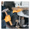 GloveWorks® by AMMEX® Heavy-Duty Industrial Nitrile Gloves, Powder-Free, 8 mil, Small, Orange, 100 Gloves/Box, 10 Boxes/Carton Disposable Work Gloves, Nitrile - Office Ready