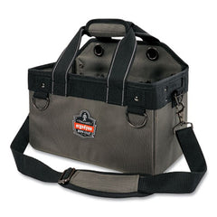 ergodyne® Arsenal 5844 Bucket Truck Tool Bag with Tool Tethering Attachment Points, 8 Compartments, 13 x 7.5 x 7.5, Gray