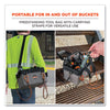 ergodyne® Arsenal 5844 Bucket Truck Tool Bag with Tool Tethering Attachment Points, 8 Compartments, 13 x 7.5 x 7.5, Gray Hand Tool Organizers - Office Ready