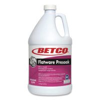 Betco® Flatware Presoak, Characteristic Scent, 1 gal Bottle, 4/Carton Manual Dishwashing Detergents - Office Ready