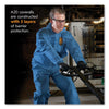 KleenGuard™ A20 Breathable Particle Protection Coveralls, Zip Front, Hood, Elastic Back, Wrists, Ankles, 4X-Large, Blue, 20/Carton Coveralls - Office Ready