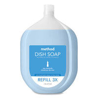 Method® Dish Soap Refill Tub, Sea Minerals Scent, 54 oz Tub Manual Dishwashing Detergents - Office Ready