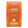 Method® Dryer Sheets, Ginger Mango, 80/Box, 6 Boxes/Carton Fabric Softener/Antistatic Sheets - Office Ready