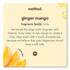 Method® Fragrance Booster, Ginger Mango Scent, 14.8 oz Bottle, 6/Carton Laundry Boosters - Office Ready