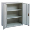 Alera® Economy Assembled Storage Cabinets, 3 Shelves, 36" x 18" x 42", Light Gray Office & All-Purpose Storage Cabinets - Office Ready