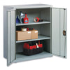 Alera® Economy Assembled Storage Cabinets, 3 Shelves, 36" x 18" x 42", Light Gray Office & All-Purpose Storage Cabinets - Office Ready