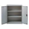 Alera® Economy Assembled Storage Cabinets, 3 Shelves, 36" x 18" x 42", Light Gray Office & All-Purpose Storage Cabinets - Office Ready