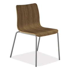 HON® Ruck™ Laminate Chair, Supports Up to 300 lb, 18" Seat Height, Pinnacle Seat/Back, Silver Base