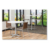 HON® Ruck™ Laminate Chair, Supports Up to 300 lb, 18" Seat Height, Pinnacle Seat/Back, Silver Base Multipurpose Nesting Chairs - Office Ready